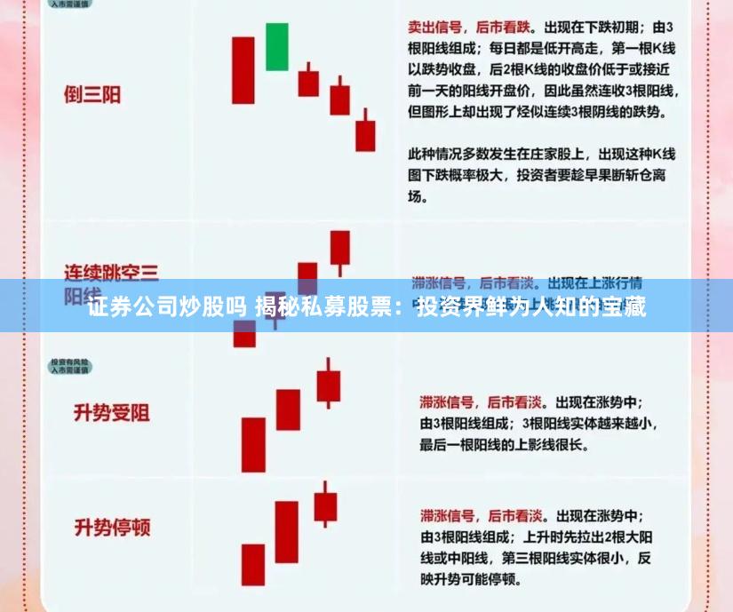 证券公司炒股吗 揭秘私募股票：投资界鲜为人知的宝藏